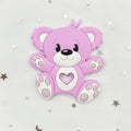 10pcs Bear Silicone Baby Teether rodent Teething Toys Chewable Animal beads Baby Products Nursing Gift DIY pendant necklace