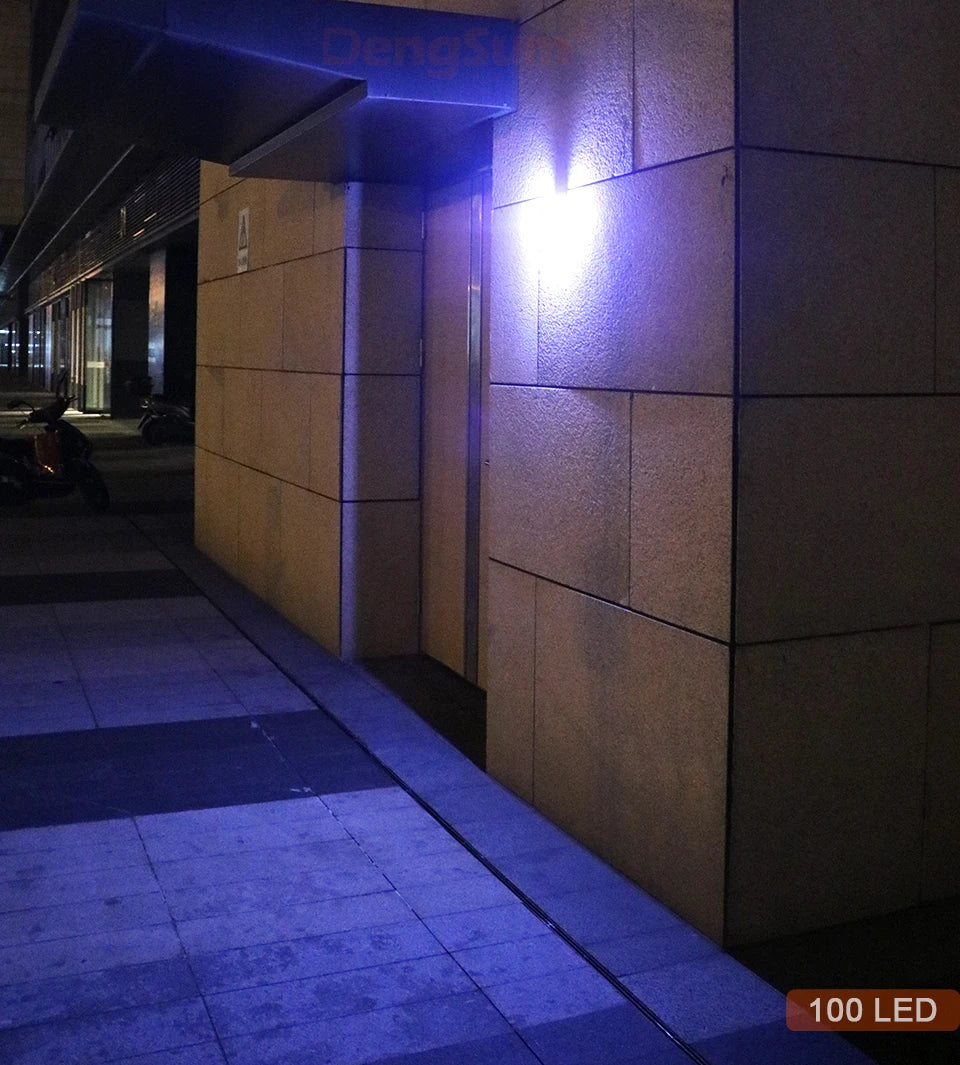 Luz Solar 100 LED con Sensor de Movimiento PIR | 3 Lados | IP65 | Jardín y Pared 💡 - Firu Total Sales