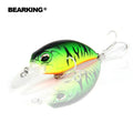 2017 New hot Excellent Bearking hot professional quality crank bait good fishing lures 65mm,14g crank.dive 2m,pike bass fishing