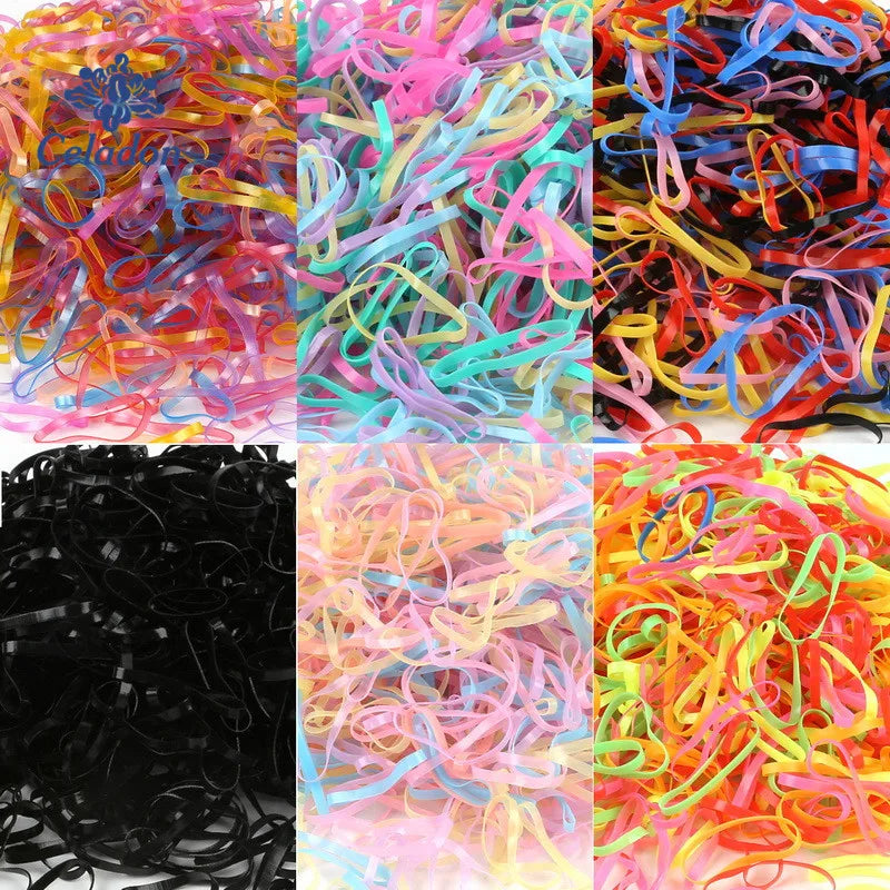 Set 500 Ligas Elásticas para Niñas | Colores Surtidos