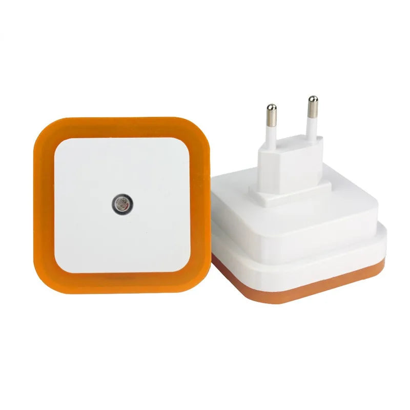 Wireless Sensor LED Night Light EU US Plug Mini Square Night Lights For Baby Children Living Room Bedroom Corridor Lighting Lamp