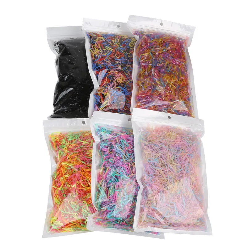 Set 500 Ligas Elásticas para Niñas | Colores Surtidos