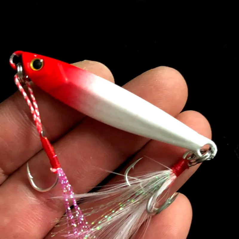 WLDSLURE Jig Metal Luminoso | 7g/10g/15g/20g/25g | Shore Cast | Pesca Mar, Lago y Río - Firu Total Sales