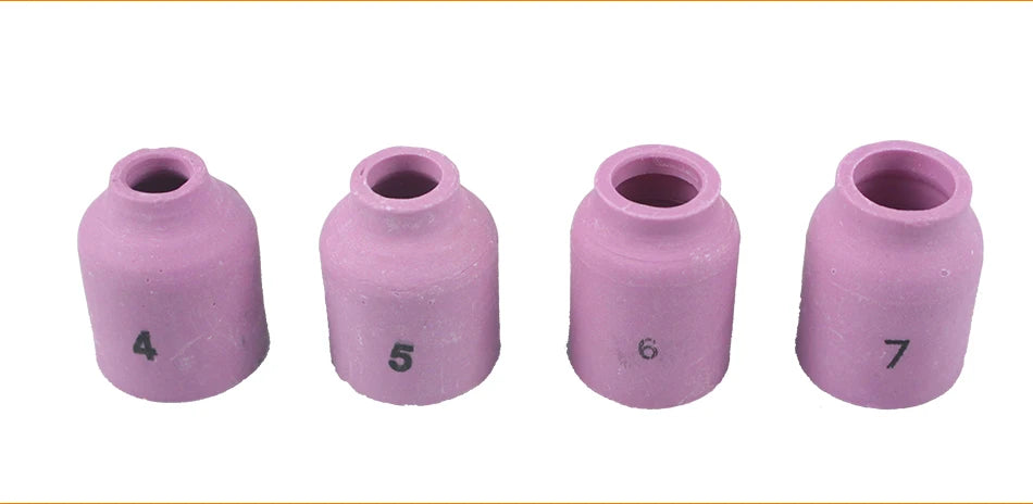 Plastic Welding Nozzle 10pcs 53N Series TIG Welding Ceramic Cup   Nozzle For WP-9/20/22/24/25 Torch Welding