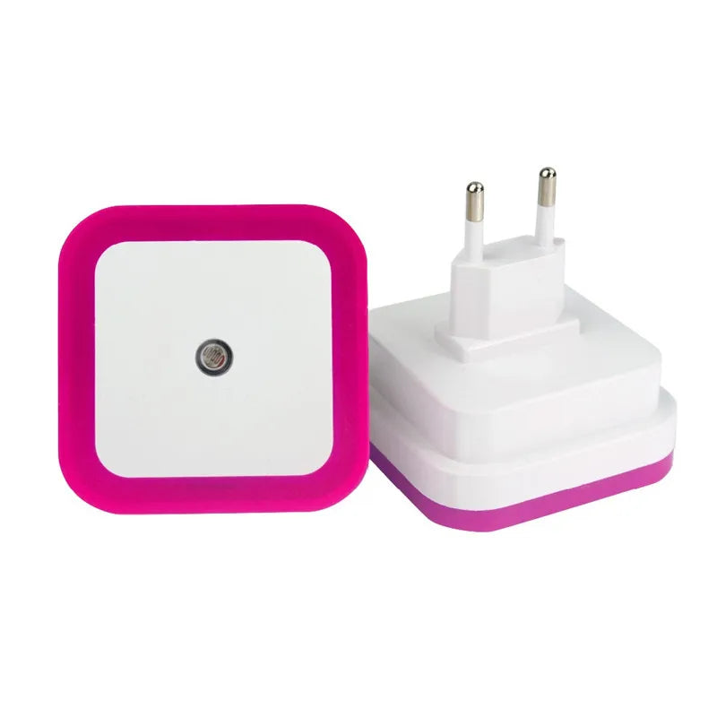 Wireless Sensor LED Night Light EU US Plug Mini Square Night Lights For Baby Children Living Room Bedroom Corridor Lighting Lamp