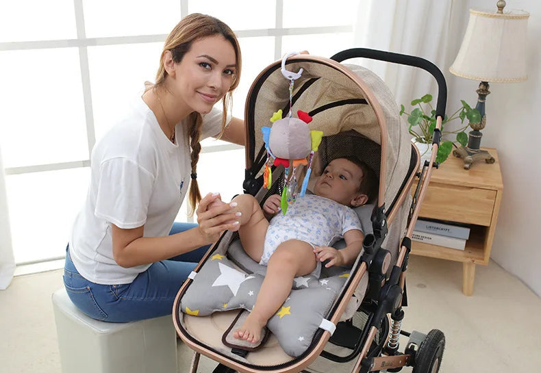 Baby Stroller Hanging Toys – Cartoon Animal Rattles