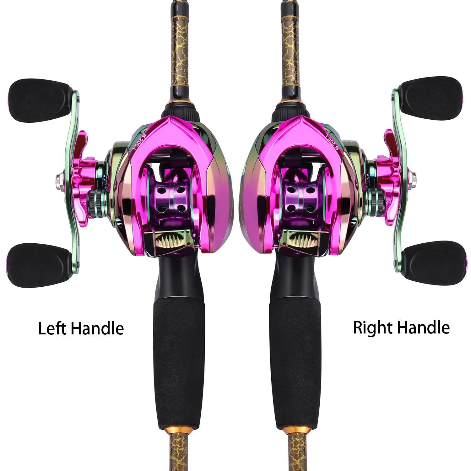 Sougayilang 5-Section Carbon Travel Fishing Rod & Baitcasting Reel | Full Kit + Carrier Bag