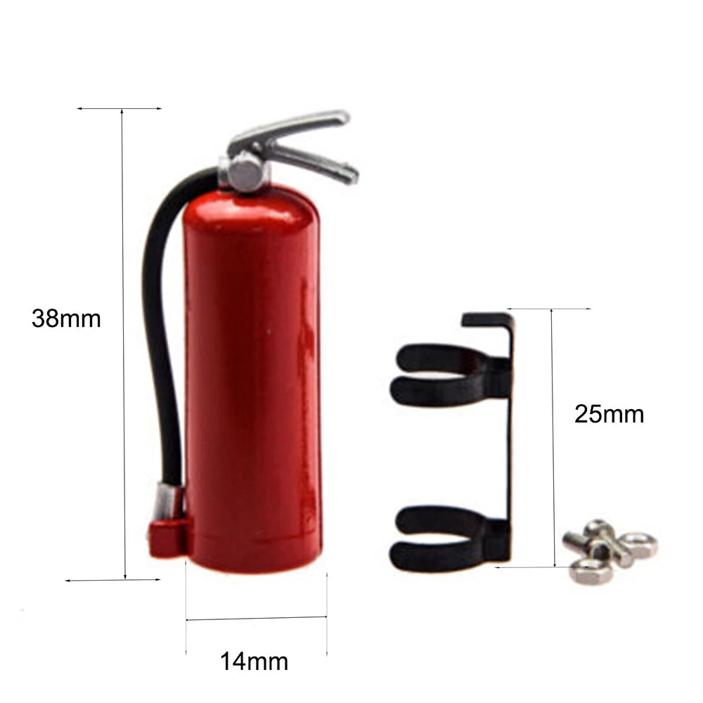 1:10 Scale Accessories Simulated Decoration Tools Shovel Fire-Extinguisher Oil Drum for RC Crawler Car TRX4 SCX10 Mini Toys