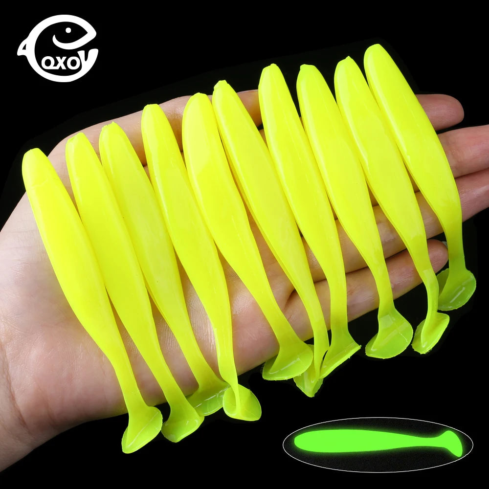 QXO 50 Piezas Señuelos Silicona | Swimbait Shad Wobbler | 7/10/13cm | Pesca Mar, Lago y Río - Firu Total Sales