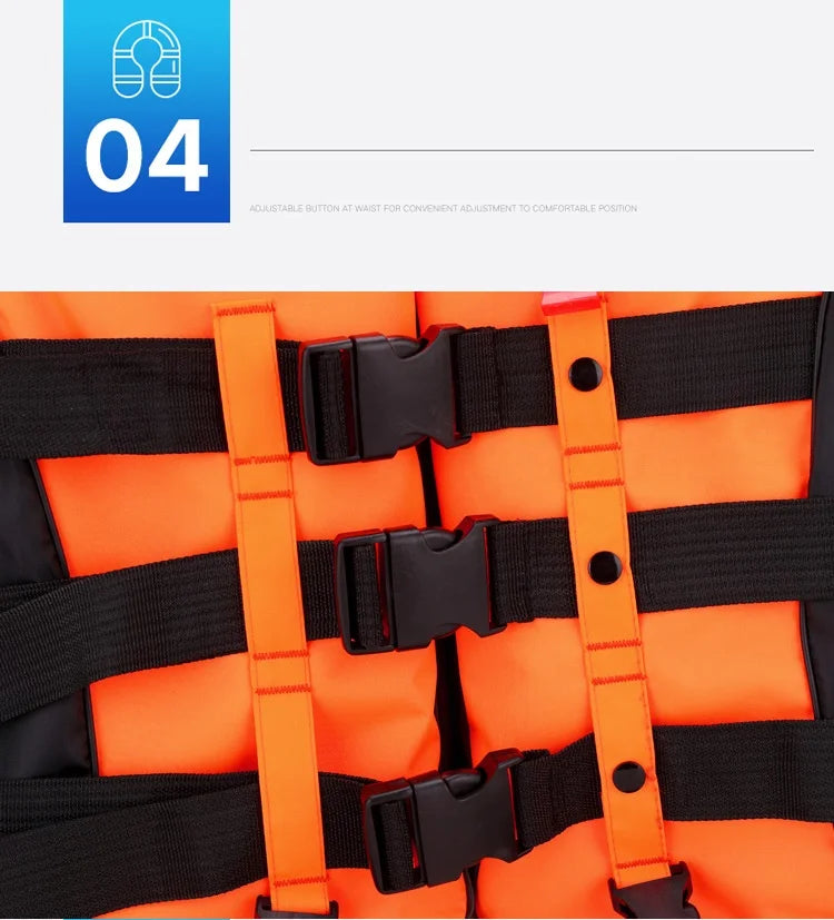 Neoprene Life Jacket Adult Kid Life Vest Water Sport Fish Water Sport Safety Lifes Vest Kayaking Boat Outdoor Swim Safety Clothe