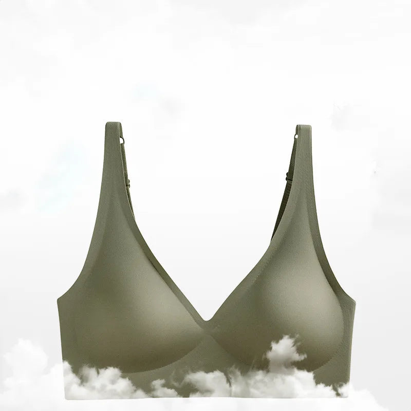 2Pcs/Set Seamless Bras For Women Wireless Underwear Push Up Brassiere Soft Padded Intimates Female Sexy Lingerie Sleepwear S-XXL