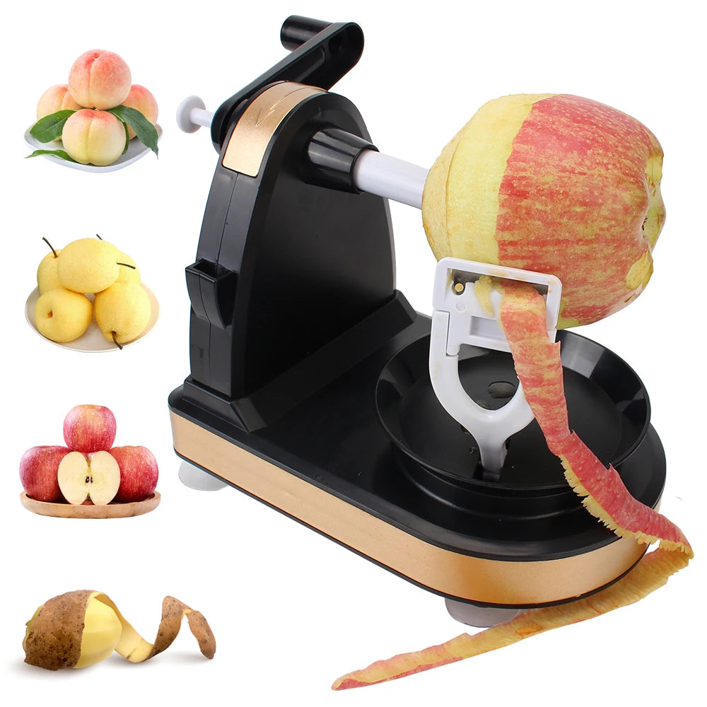 Apple Peeler Cutter Slicer Fruit Peeling Machine Hand-cranked Potato Peeler Multifunction Kitchen Corer Cutter