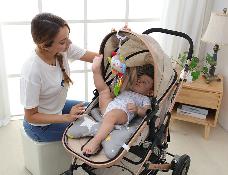 Baby Stroller Hanging Toys – Cartoon Animal Rattles