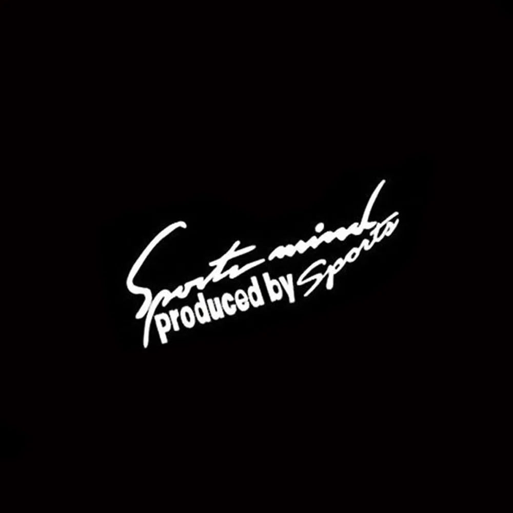 Sports Mind Decal Racing Car Hood Body Side Window Reflective Vinyl Trim Graphic Sticker Car Accessories Exterior Part Universal