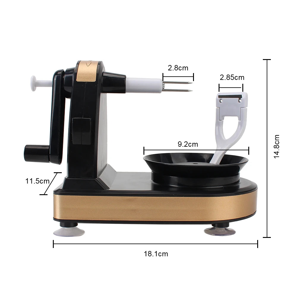 Apple Peeler Cutter Slicer Fruit Peeling Machine Hand-cranked Potato Peeler Multifunction Kitchen Corer Cutter