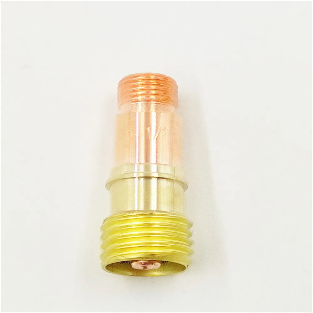Welding Torch Accessories 1.0mm/1.6mm/2.4mm/3.2mm Forgelo Brass Collets Body Stubby Gas Lens Connector For Tig WP17 WP18 WP26