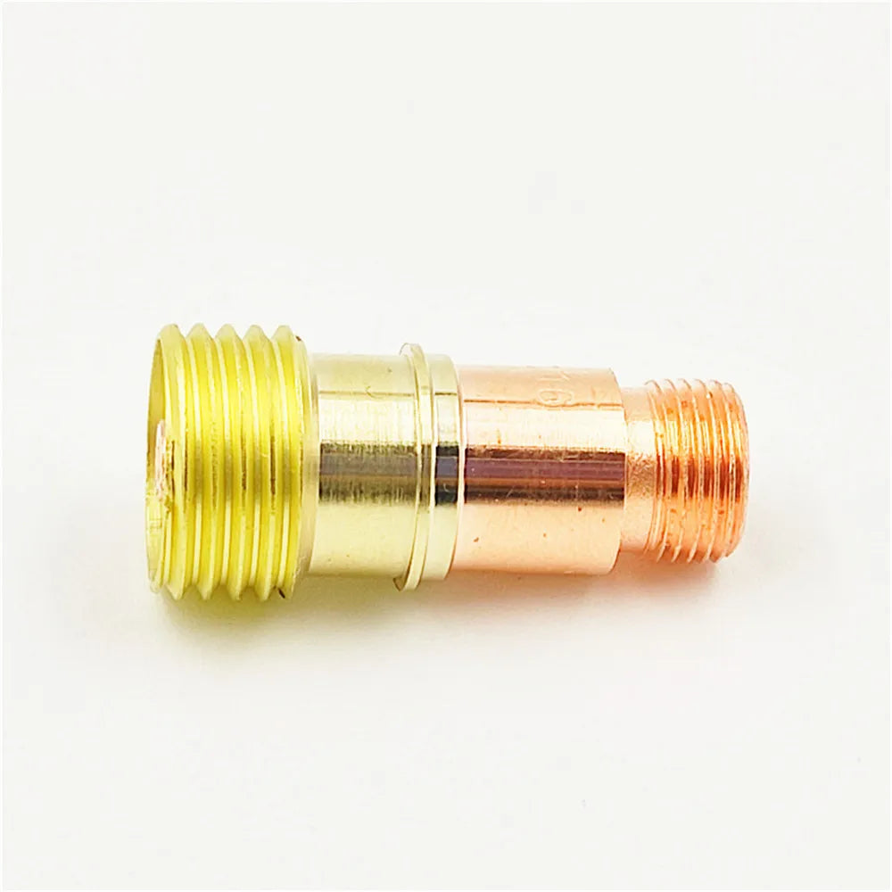 Welding Torch Accessories 1.0mm/1.6mm/2.4mm/3.2mm Forgelo Brass Collets Body Stubby Gas Lens Connector For Tig WP17 WP18 WP26
