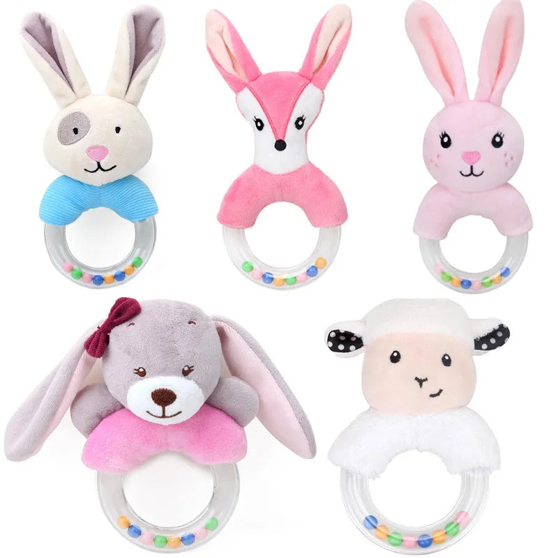 Baby Stroller Hanging Toys – Cartoon Animal Rattles