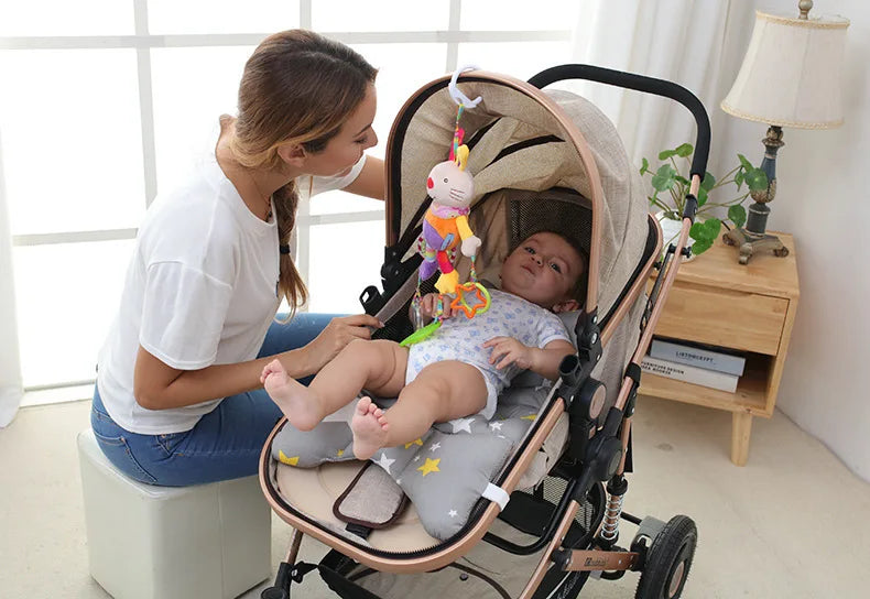Baby Stroller Hanging Toys – Cartoon Animal Rattles