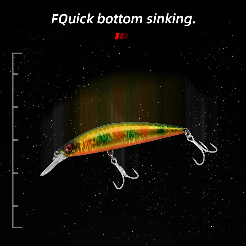 ALLBLUE Minnow Pesado Hundimiento | 90/110mm | 25g/35g | Jerkbait Longcast | Bass y Lubina | Agua Salada - Firu Total Sales