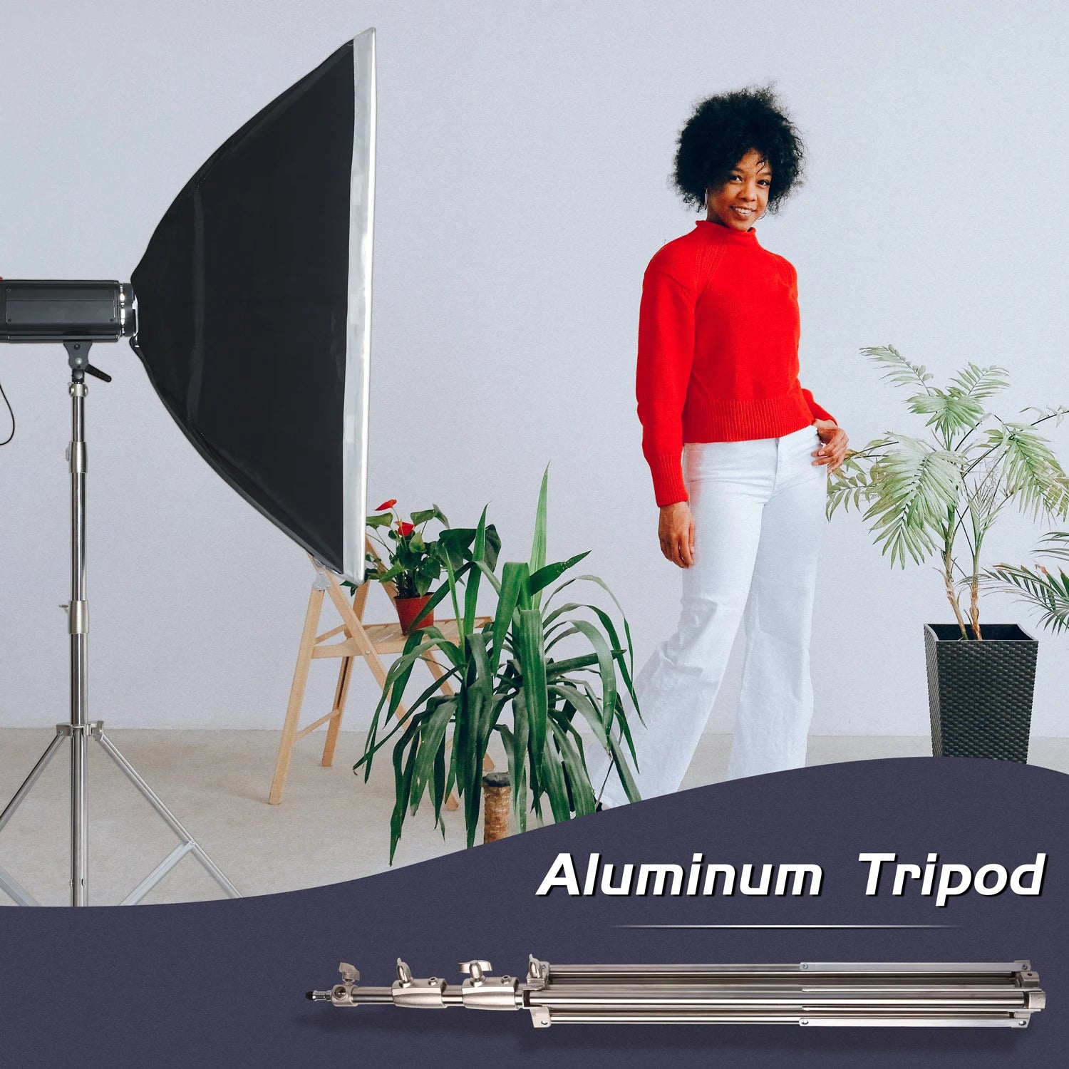 Super Stable Stainless Steel Big Tripod 2.8M Foldable Lighting Stand Tripod Photography For Fill Spot Light Softbox Photo Studio