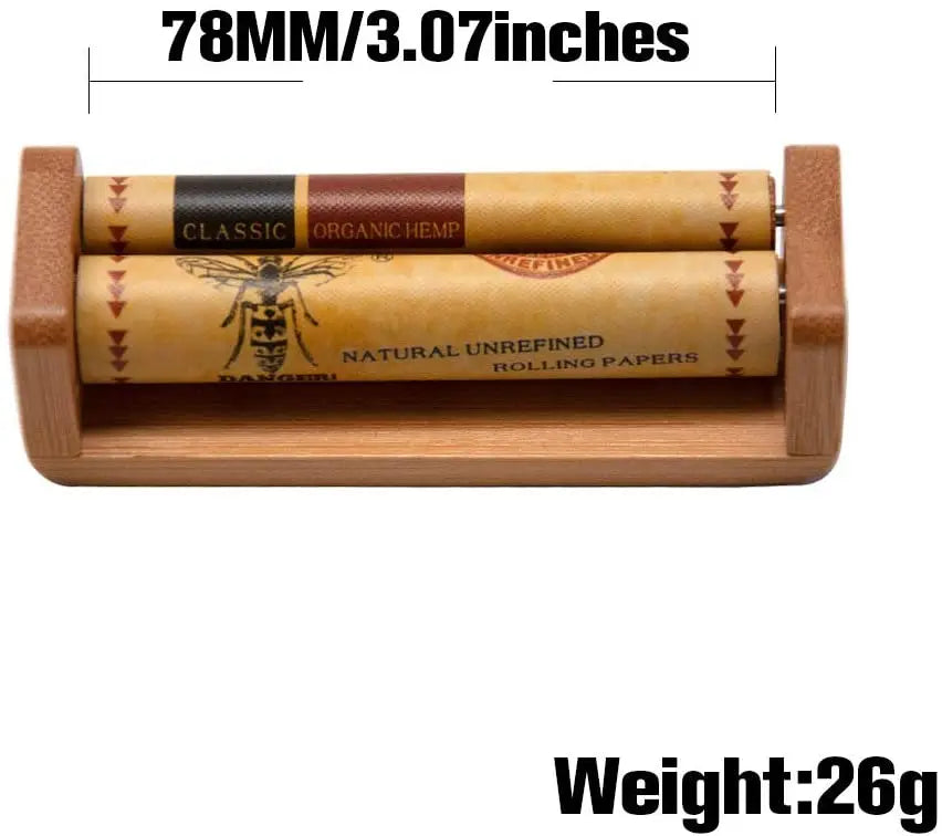 78mm Natural Bamboo Rolling Maker