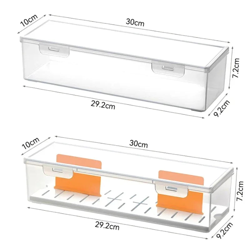 Clear Plastic Compartmentalized Organizer Box Holds 550+ Game Cards Storage Box With Adjustable Divider For PTCG/MTG Cards