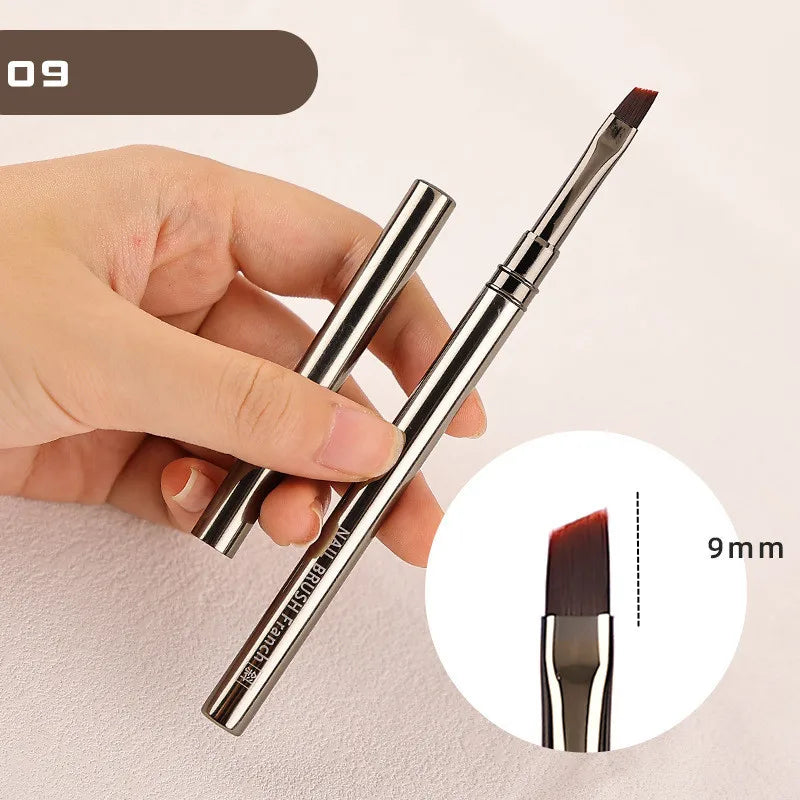 Pluma Liner de Nail Art con Mango de Aluminio | Flores, Hojas y Rayas | Manicure DIY 💅 - Firu Total Sales