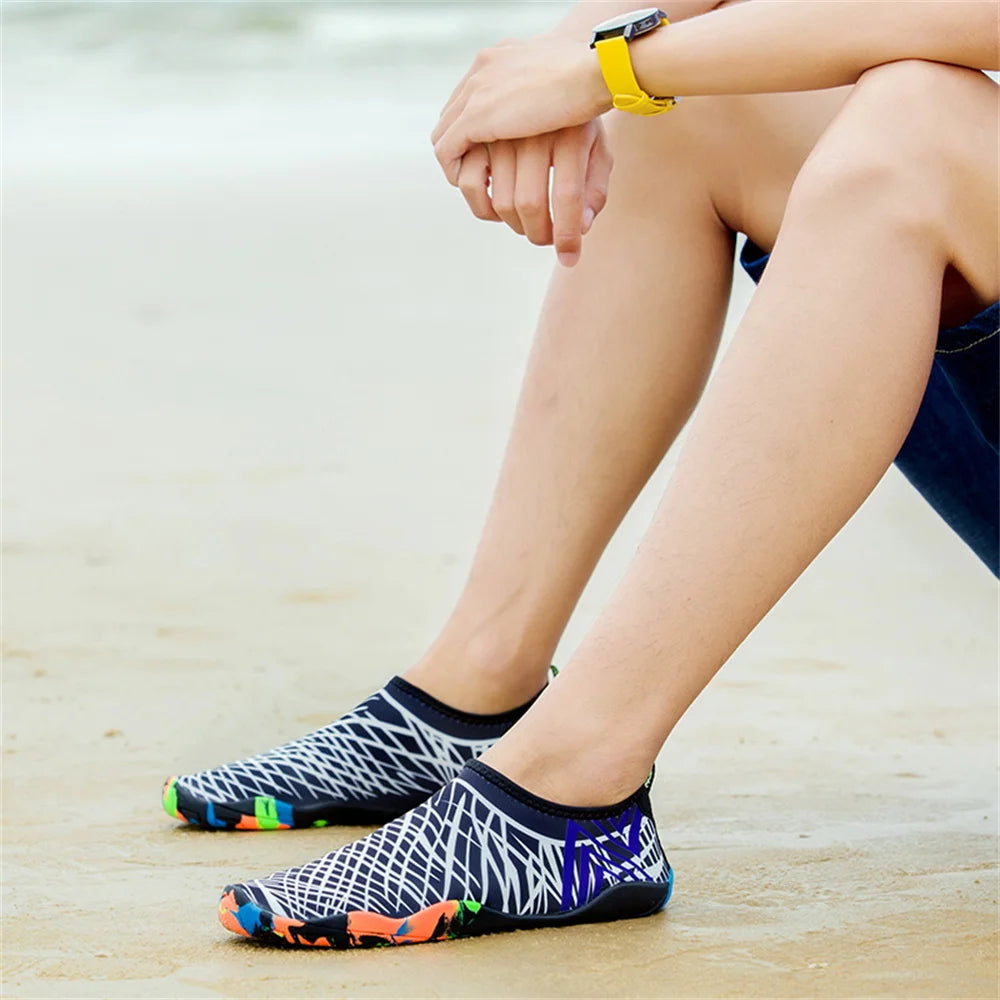 Quick-Drying Summer Water Shoes Unisex Seaside Beach Sock Barefoot Sneakers Men Swimming Upstream Sports Diving Aqua Shoes Women