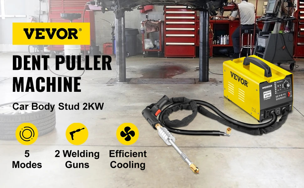 VEVOR Spot Welder Spotter 3500A Spot Welding Repair Machine GYSpot 2700 Dent Repair Machine Vehicle Panel Spot Puller