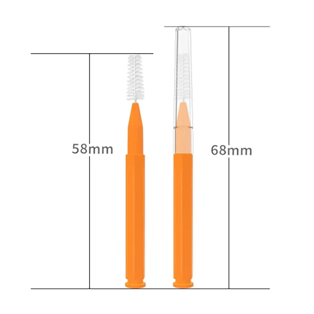 30pcs Interdental Brushes Dental Brush Between Teeth For Dental Orthodontic Clean Between Teeth Cleaning Tools Soft Brushes
