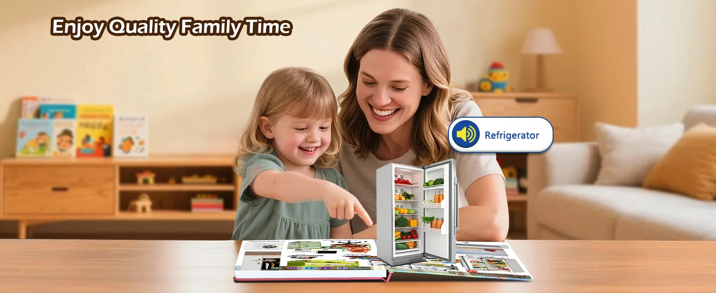 English Sound Book The World Around You First Sight Word Educational Learning Talking E-Book Montessori Interactive Toy Children