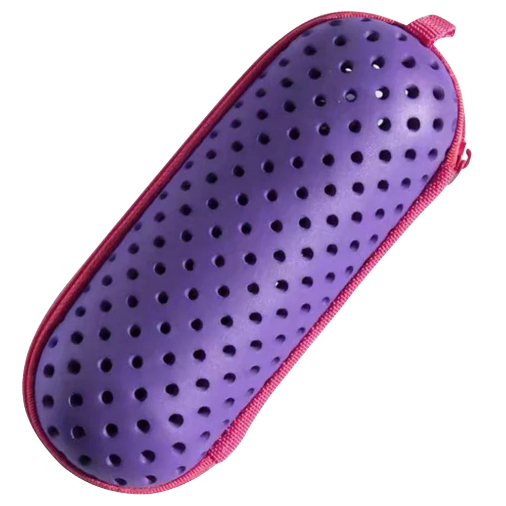Swim Goggle Case Goggles Protective Case with Clip & Drain Holes Zipper Eyeglasses Case Portable Breathable for Outdoor Swimming