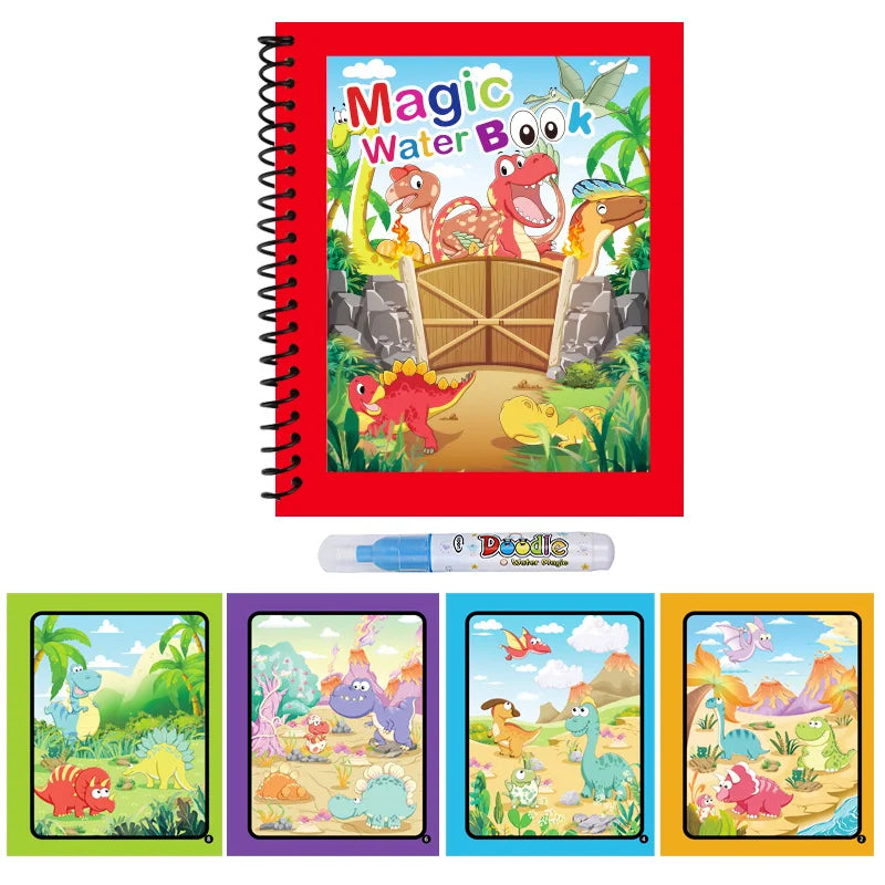 Reusable Water Drawing Book – Montessori Coloring Toy