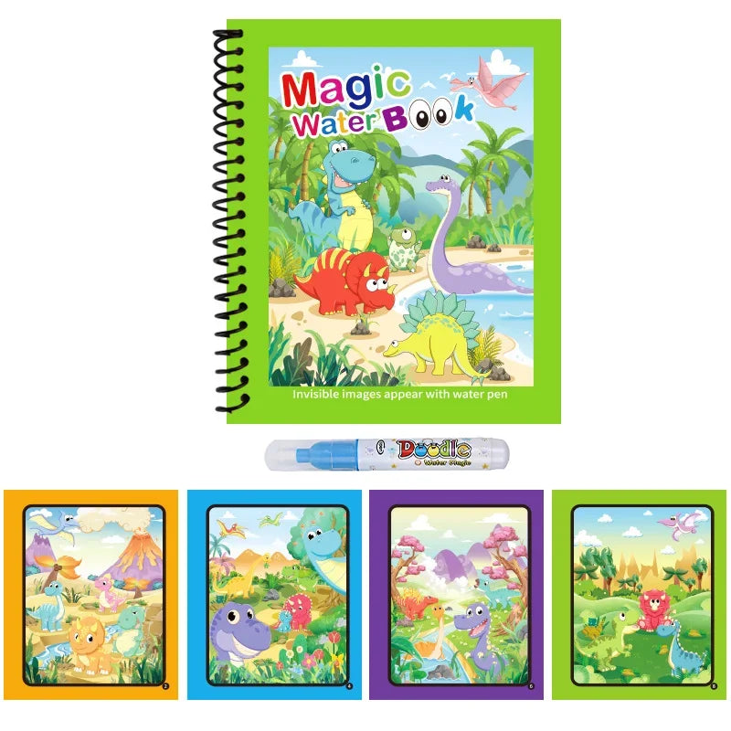 Reusable Water Drawing Book – Montessori Coloring Toy