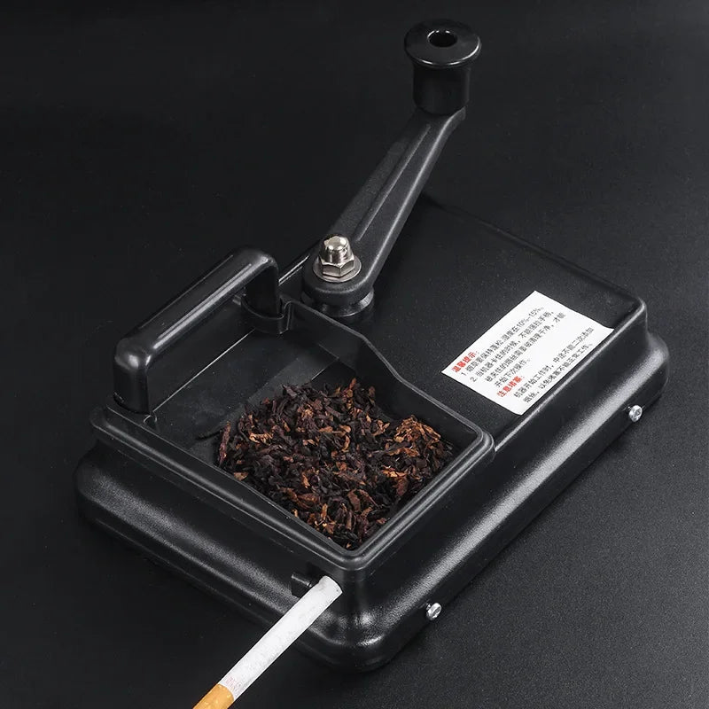 Double Rail Tobacco Rolling Machine Aluminum Alloy Cigarette Maker Injector Cigaret Filling 5.5/6.5/8mm Tube Smoking Accessories