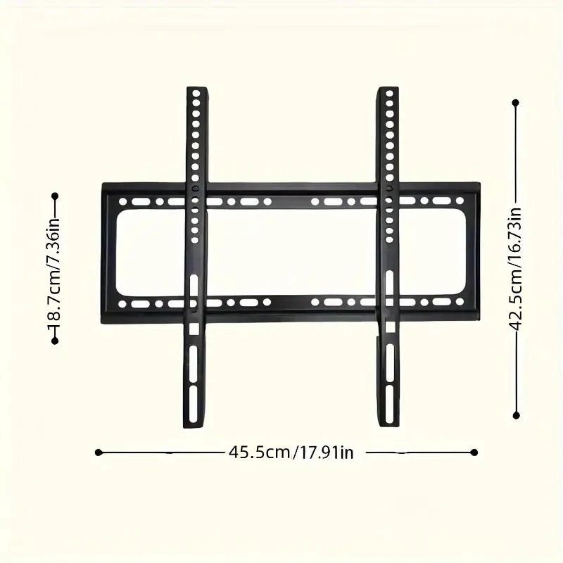 Universal  TV Wall Mount Bracket for Most 25-63 in LED Plasma TV Stand Holder Max VESA 400X400mm 50kg Space Saving Home Goodies