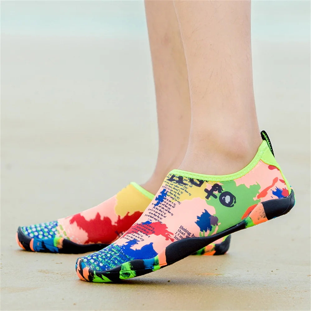 Quick-Drying Summer Water Shoes Unisex Seaside Beach Sock Barefoot Sneakers Men Swimming Upstream Sports Diving Aqua Shoes Women