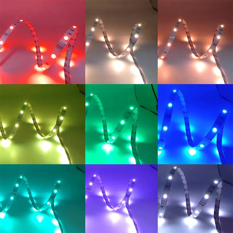 Tira LED RGB 5050 Vogliovoi WiFi | Bluetooth | Adhesiva | Tuya/Smart Life | Alexa y Google | Dormitorio - Firu Total Sales