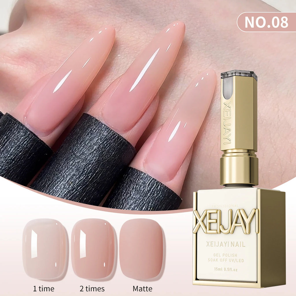 Esmalte Jelly Ice Nude Peelable UV/LED 15ml | Sin Formaldehído | Salón y DIY 💅 - Firu Total Sales