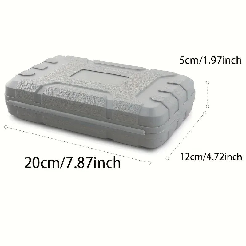 Multi-functional household toolbox, comprehensive set of hardware tools, combination tape measure, manual repair tool kit