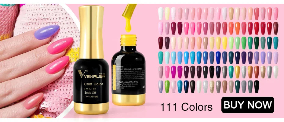 Gel de Construcción Rápida VENALISA 7.5ml | Semitransparente Jelly | Nude Rosa UV/LED 💅 - Firu Total Sales