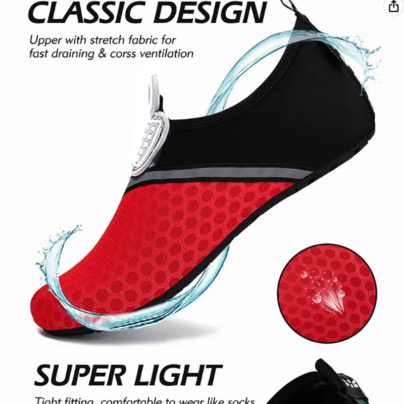 Water Shoes Womens Mens Barefoot Aqua Socks Shoes for Yoga Indoor Outdoor Beach Swim Surf Exercise