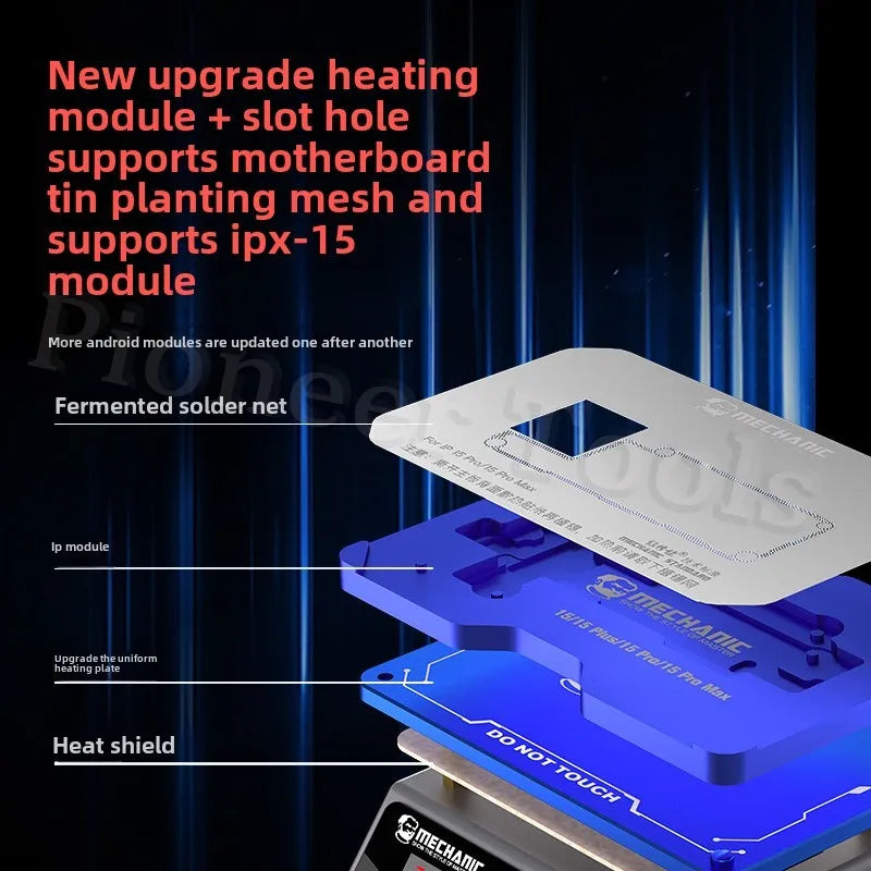 Mechanic IX5 Ultra Universal Preheating Platform Mobile Phone Motherboard Layered Bonding Glue Removal Dot Matrix Repair Heater