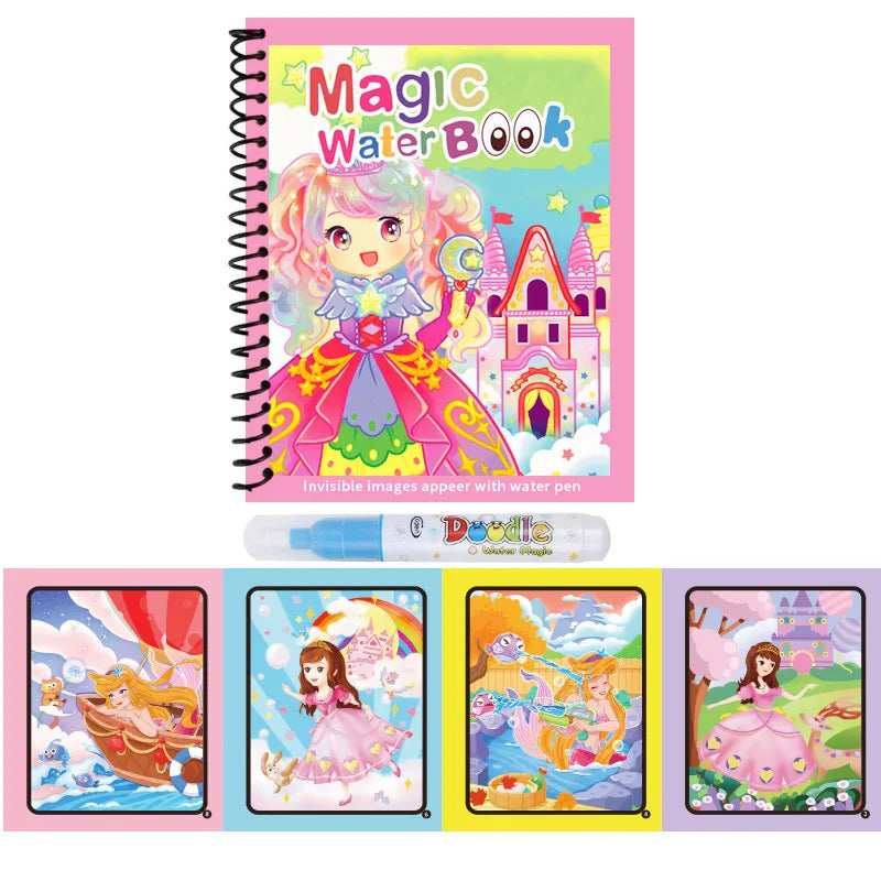 Reusable Water Drawing Book – Montessori Coloring Toy