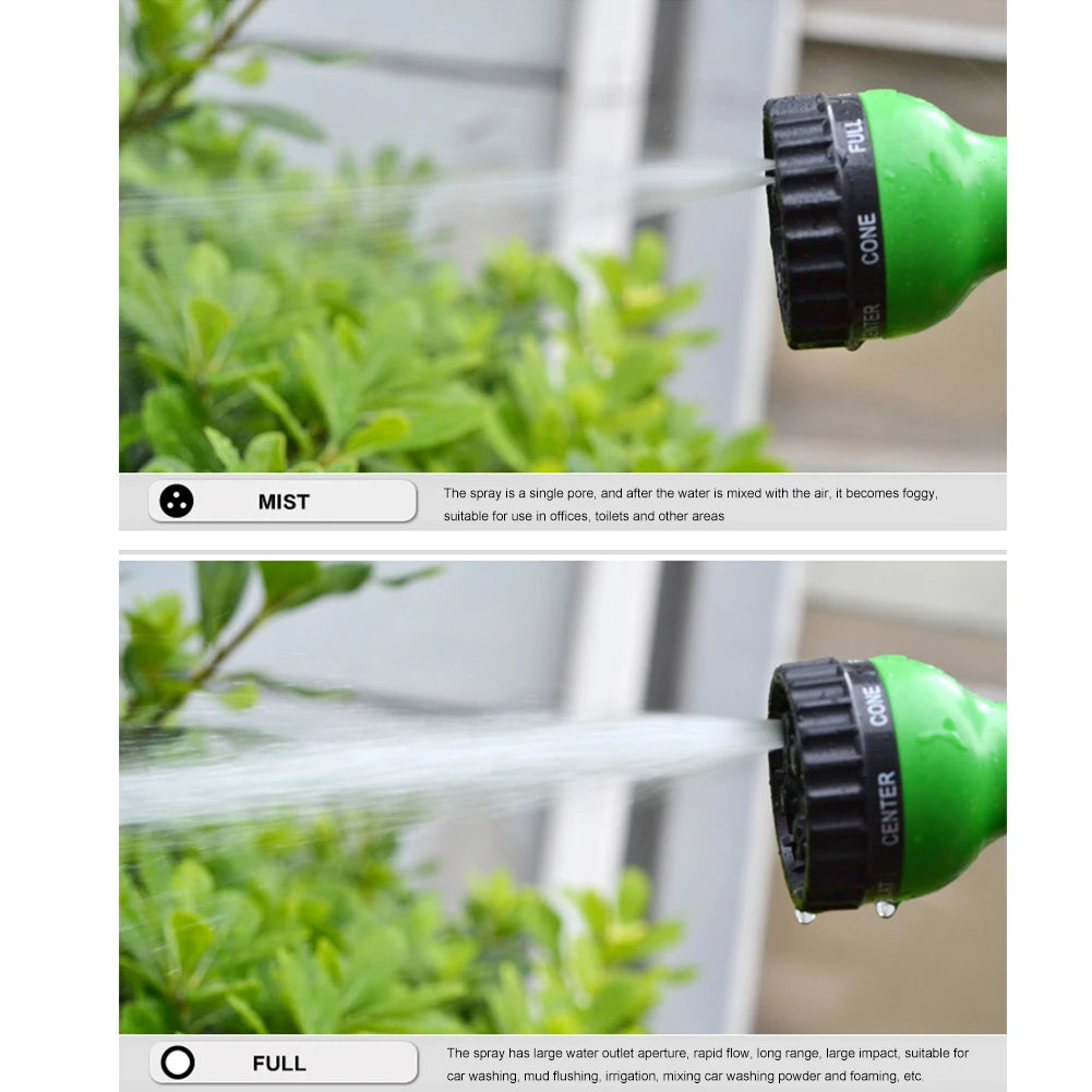 Water Gun 7 Adjustable Modes Garden Sprinkler Hose Nozzle Multifunctional Irrigation Nozzle Water Sprayer for Car Washing