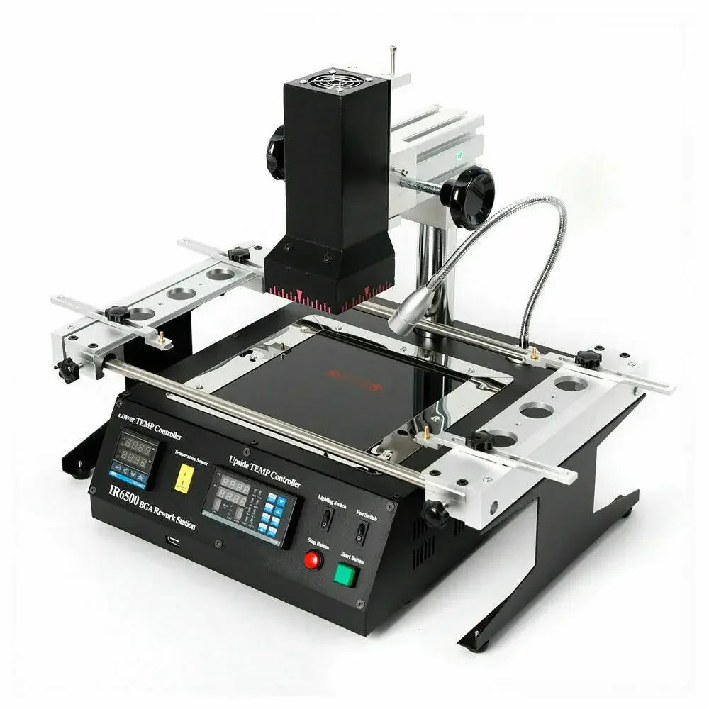IR6500 BGA Rework Station Infrared Solder Welder System with Closed-loop Temperature Control w/USB Cable for Welding  Rpairing
