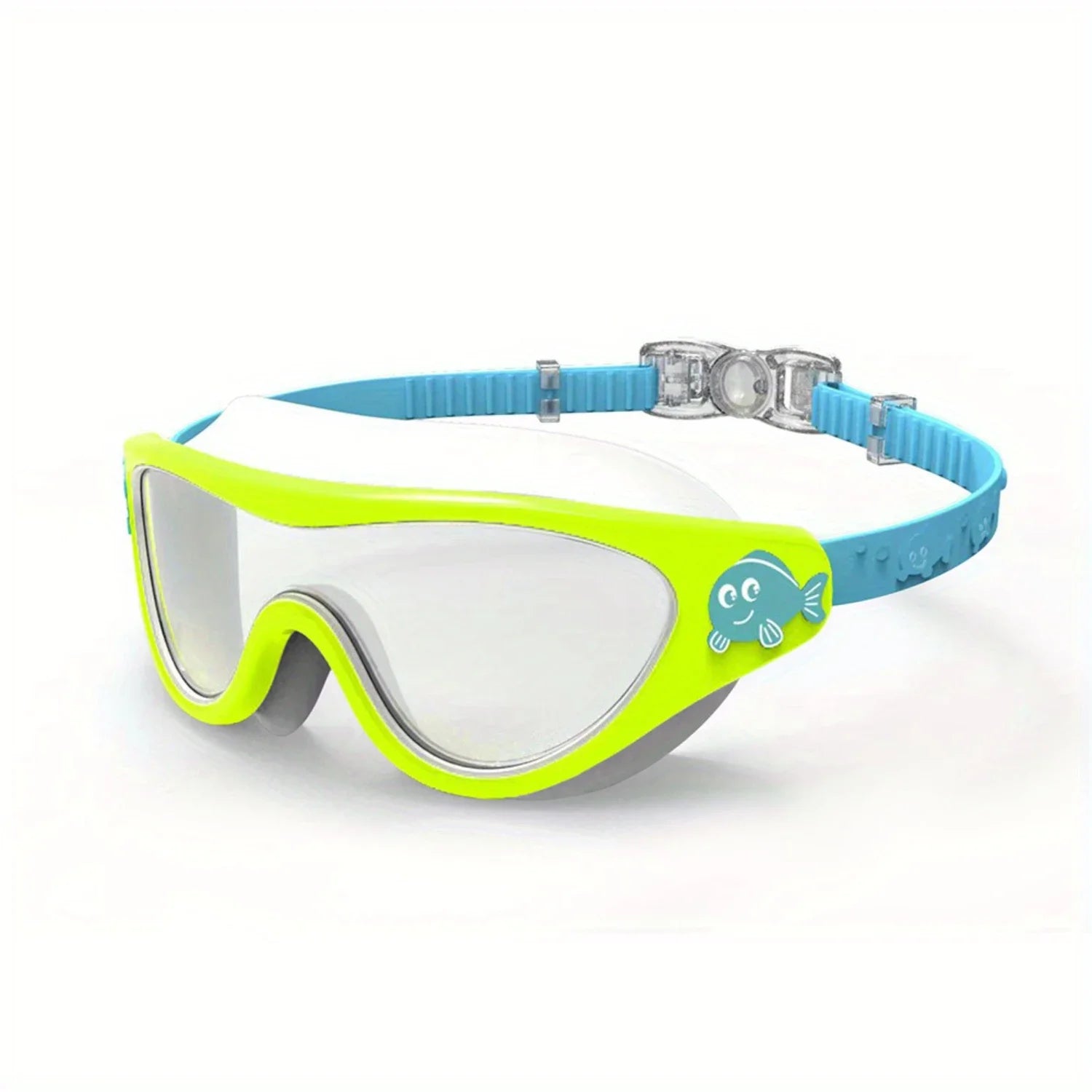 1pc Adorable  Print  Swim Goggles - Fog-Free, Leakproof, Large Frame for Wide-Angle Vision - Perfect Swimming Accessory for Chil