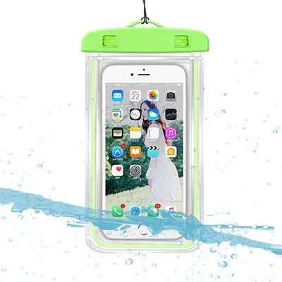 Funda Impermeable para Celular 6 Pulgadas - Bolsa Seca para Playa, Piscina y Deportes Acuáticos