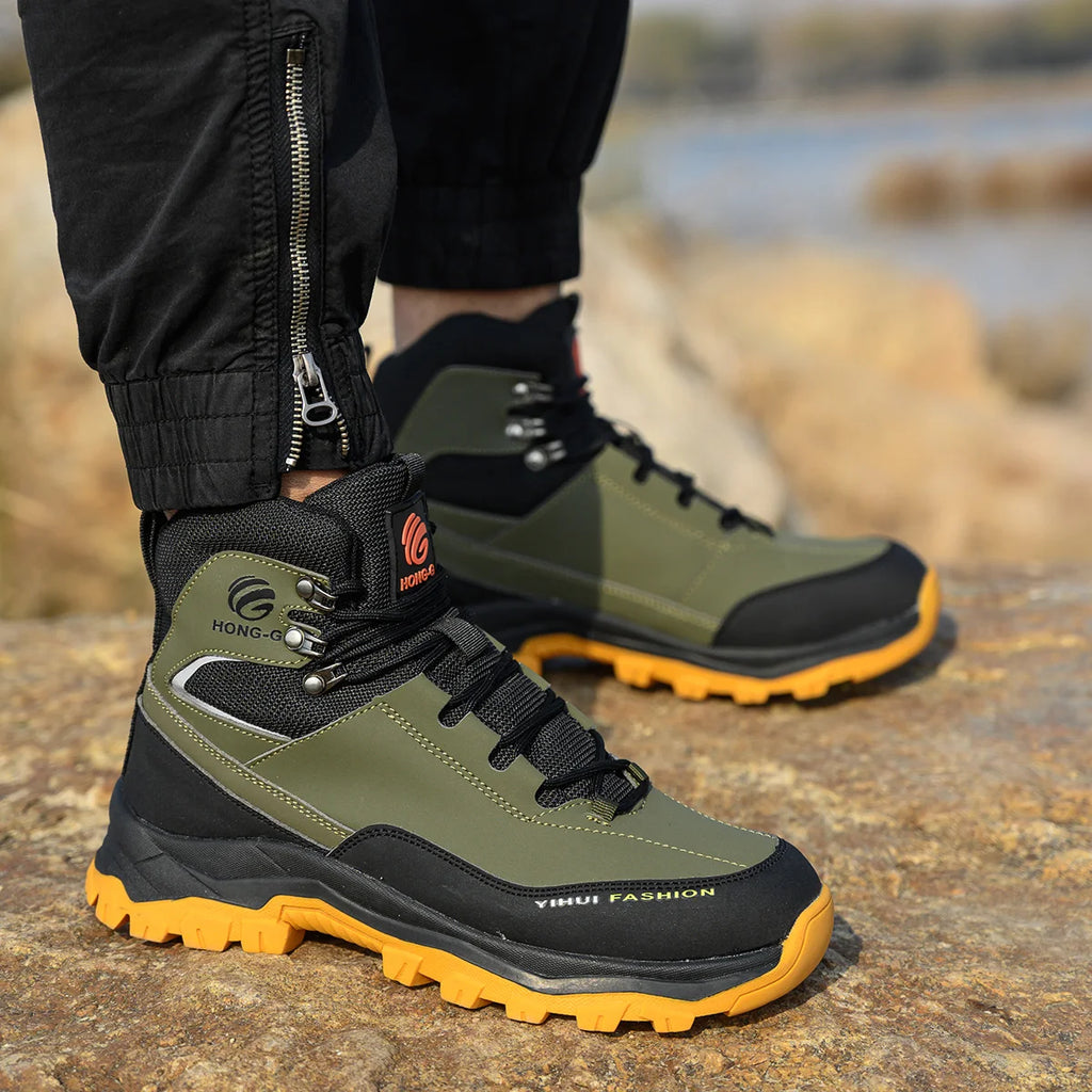 Botas de Trabajo Hombre | Transpirables | Punta de Acero | Antipinchazos | Moda y Protección